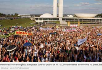 Gospel o melhor da WEB Fotos da Manifestação em Brasilia 01/06/2011 Contra PL122 Estudos Biblicos