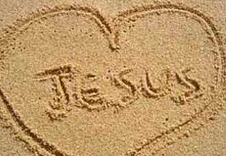 Jesus Cristo Escrito na Areia