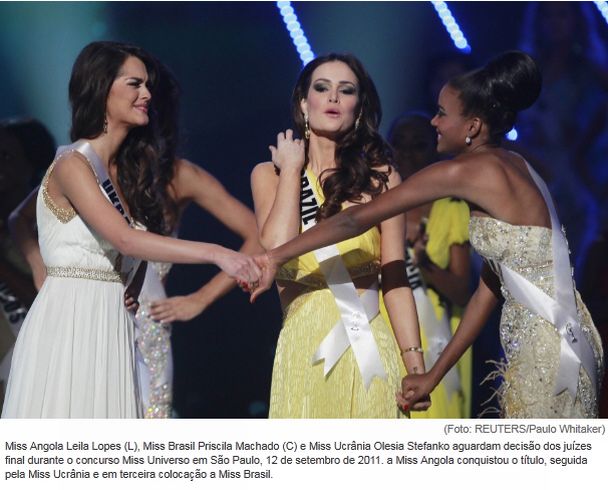 Miss Universo 2011 'Estou Muito Satisfeita Como Deus me Criou’